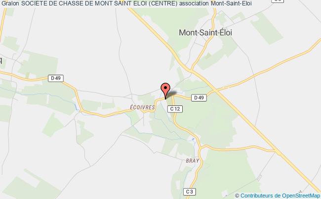 plan association Societe De Chasse De Mont Saint Eloi (centre) Mont-Saint-Éloi
