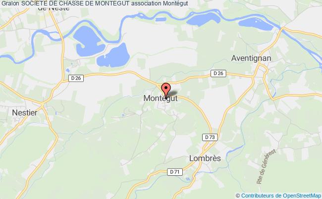 plan association Societe De Chasse De Montegut Montégut