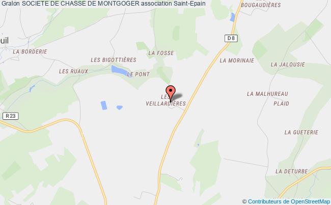 plan association Societe De Chasse De Montgoger Saint-Épain