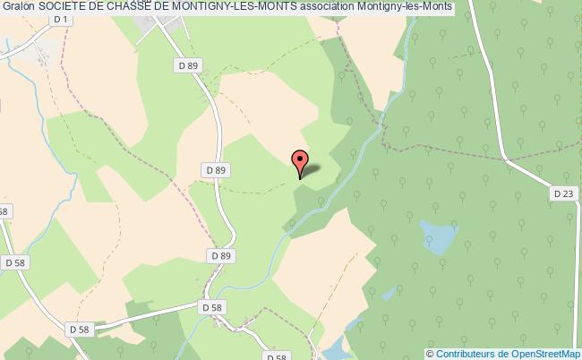 plan association Societe De Chasse De Montigny-les-monts Montigny-les-Monts