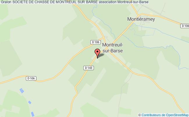 plan association Societe De Chasse De Montreuil Sur Barse Montreuil-sur-Barse