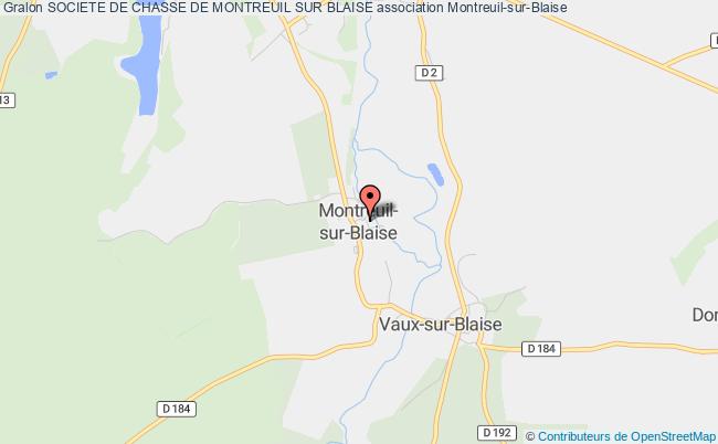 plan association Societe De Chasse De Montreuil Sur Blaise Montreuil-sur-Blaise