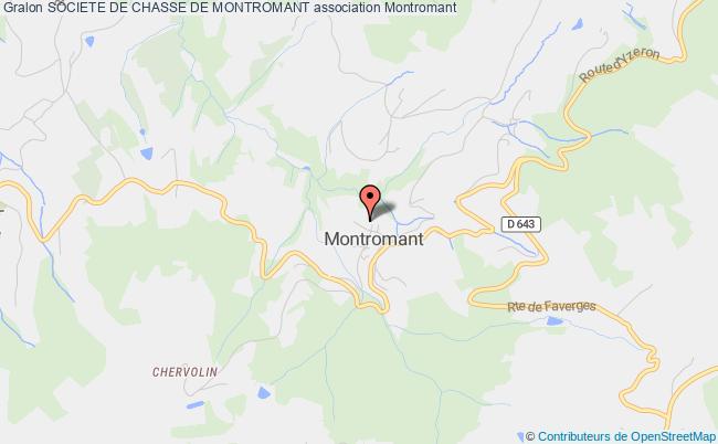 plan association Societe De Chasse De Montromant Montromant