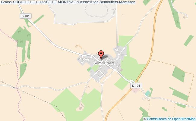 plan association Societe De Chasse De Montsaon Semoutiers-Montsaon