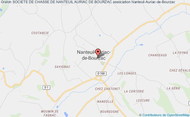 plan association Societe De Chasse De Nanteuil Auriac De Bourzac Nanteuil-Auriac-de-Bourzac
