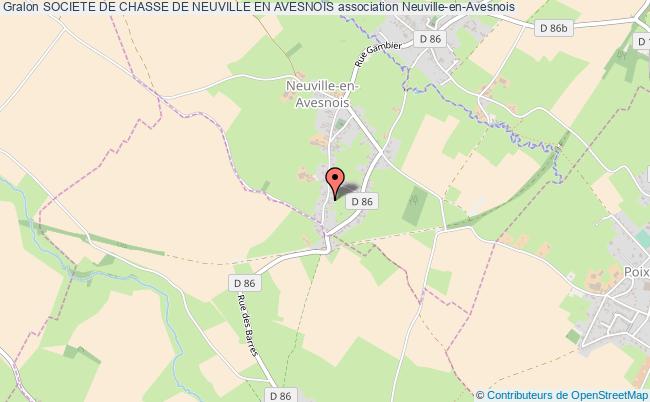 plan association Societe De Chasse De Neuville En Avesnois Neuville-en-Avesnois