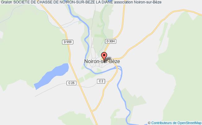 plan association Societe De Chasse De Noiron-sur-beze La Diane Noiron-sur-Bèze
