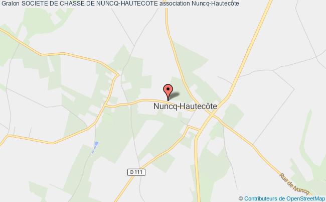 plan association Societe De Chasse De Nuncq-hautecote Nuncq-Hautecôte