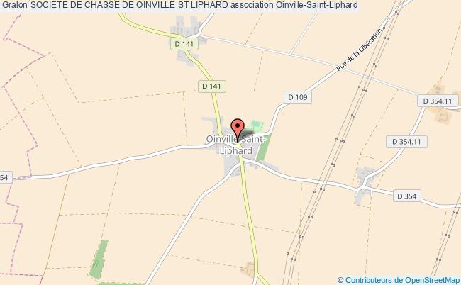 plan association Societe De Chasse De Oinville St Liphard Oinville-Saint-Liphard