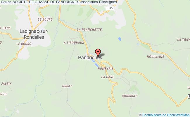 plan association Societe De Chasse De Pandrignes Pandrignes