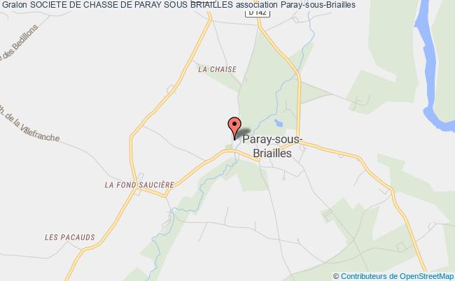 plan association Societe De Chasse De Paray Sous Briailles Paray-sous-Briailles