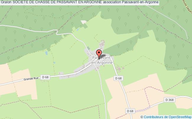plan association Societe De Chasse De Passavant En Argonne Passavant-en-Argonne