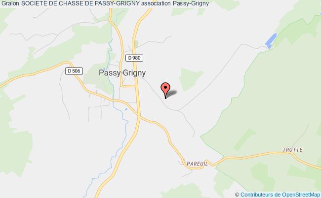 plan association Societe De Chasse De Passy-grigny Passy-Grigny