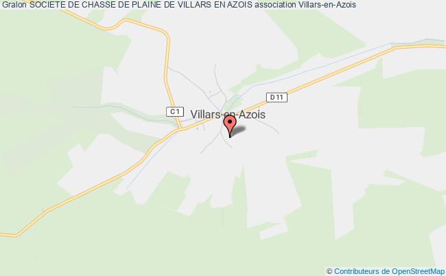 plan association Societe De Chasse De Plaine De Villars En Azois Villars-en-Azois