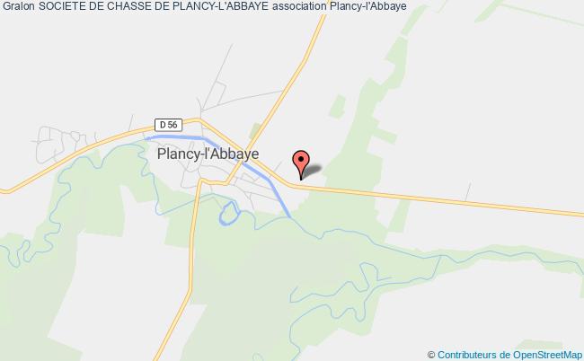 plan association Societe De Chasse De Plancy-l'abbaye Plancy-l'Abbaye
