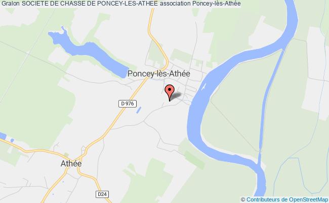 plan association Societe De Chasse De Poncey-les-athee Poncey-lès-Athée