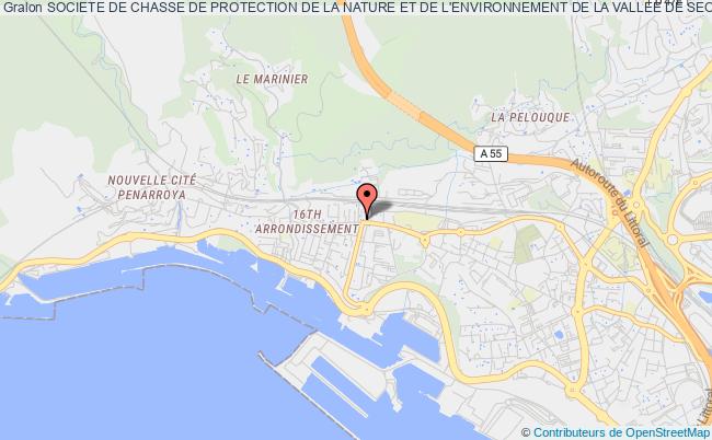 plan association Societe De Chasse De Protection De La Nature Et De L'environnement De La Vallee De Seon Marseille