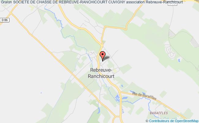 plan association Societe De Chasse De Rebreuve-ranchicourt Cuvigny Rebreuve-Ranchicourt