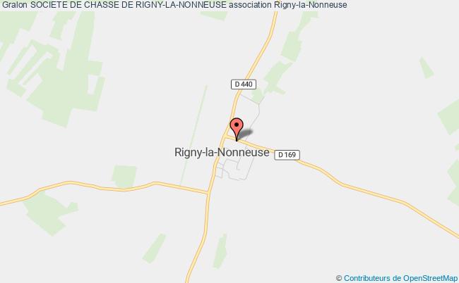 plan association Societe De Chasse De Rigny-la-nonneuse Rigny-la-Nonneuse