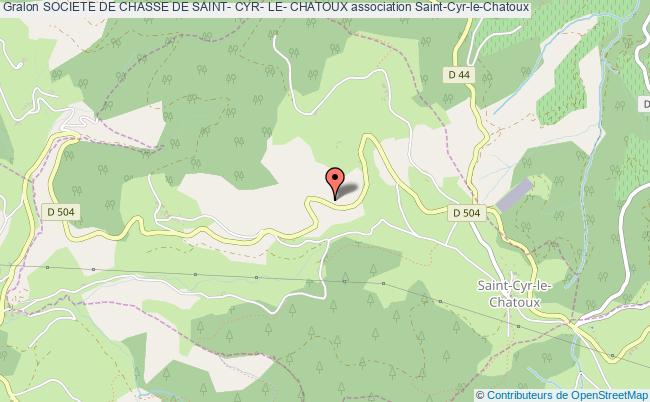 plan association Societe De Chasse De Saint- Cyr- Le- Chatoux Saint-Cyr-le-Chatoux