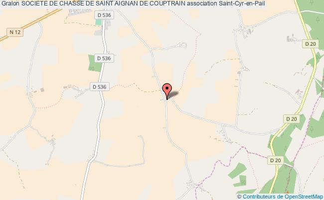 plan association Societe De Chasse De Saint Aignan De Couptrain Saint-Cyr-en-Pail