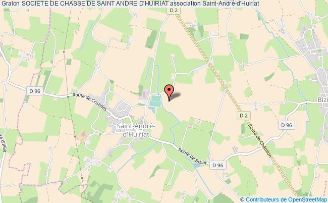 plan association Societe De Chasse De Saint Andre D'huiriat Saint-André-d'Huiriat
