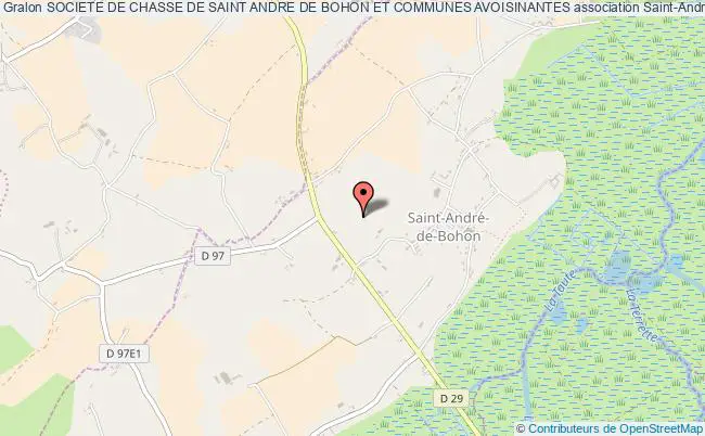 plan association Societe De Chasse De Saint Andre De Bohon Et Communes Avoisinantes Saint-André-de-Bohon