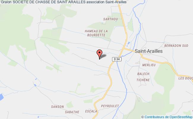 plan association Societe De Chasse De Saint Arailles Saint-Arailles