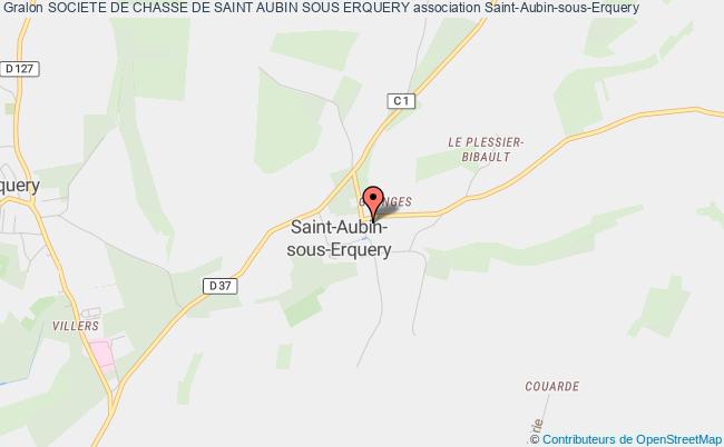 plan association Societe De Chasse De Saint Aubin Sous Erquery Saint-Aubin-sous-Erquery