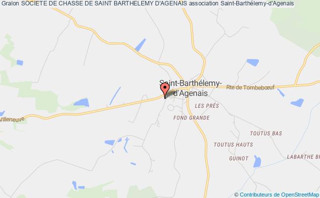 plan association Societe De Chasse De Saint Barthelemy D'agenais Saint-Barthélemy-d'Agenais