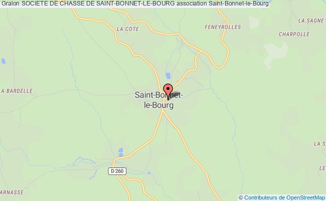 plan association Societe De Chasse De Saint-bonnet-le-bourg SAINT-BONNET-LE-BOURG