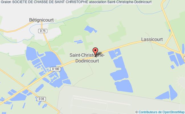 plan association Societe De Chasse De Saint Christophe Saint-Christophe-Dodinicourt