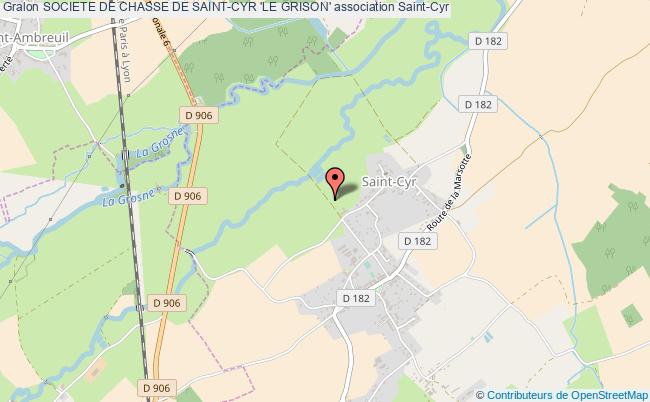 plan association Societe De Chasse De Saint-cyr 'le Grison' Saint-Cyr