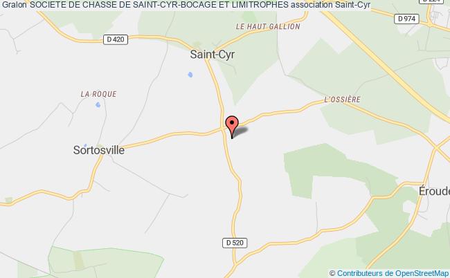 plan association Societe De Chasse De Saint-cyr-bocage Et Limitrophes Saint-Cyr