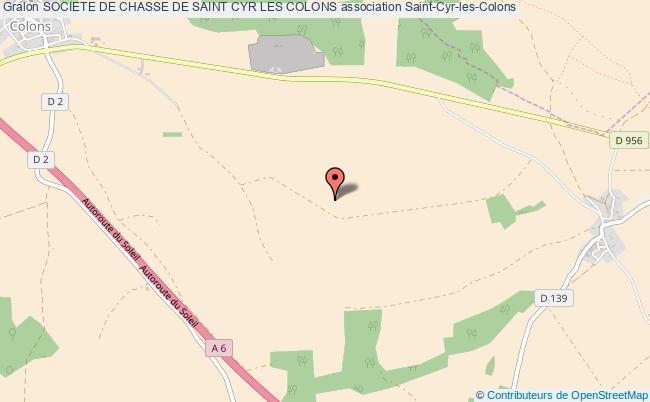 plan association Societe De Chasse De Saint Cyr Les Colons Saint-Cyr-les-Colons