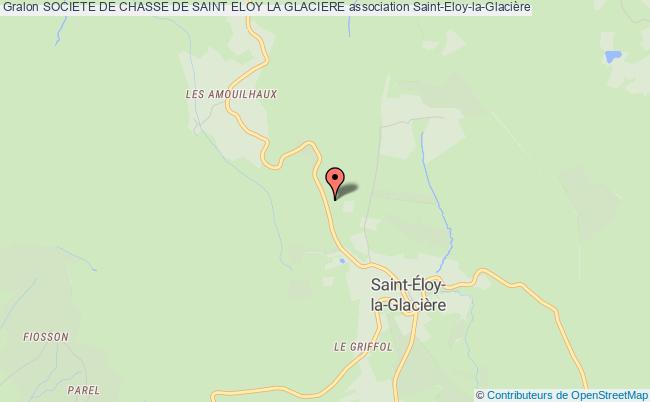 plan association Societe De Chasse De Saint Eloy La Glaciere SAINT-ELOY-LA-GLACIERE