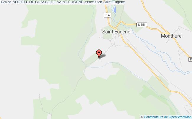 plan association Societe De Chasse De Saint-eugene Saint-Eugène