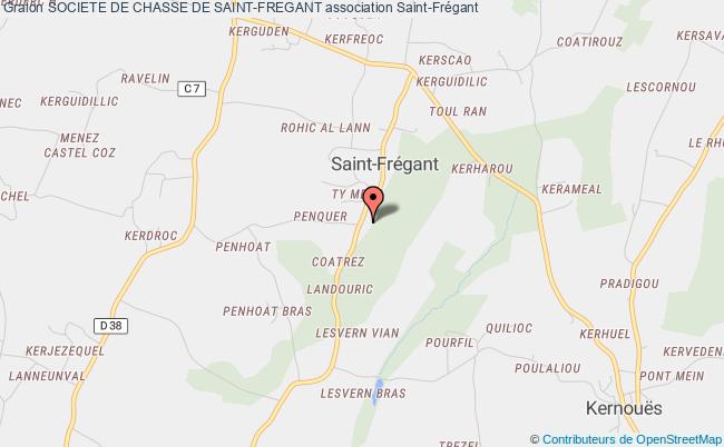 plan association Societe De Chasse De Saint-fregant Saint-Frégant
