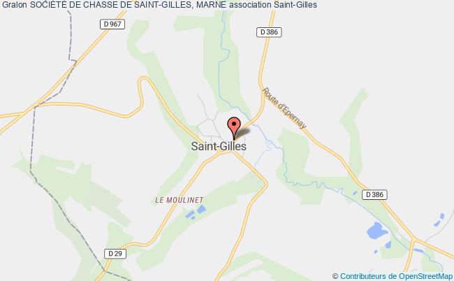 plan association SociÉtÉ De Chasse De Saint-gilles, Marne Saint-Gilles