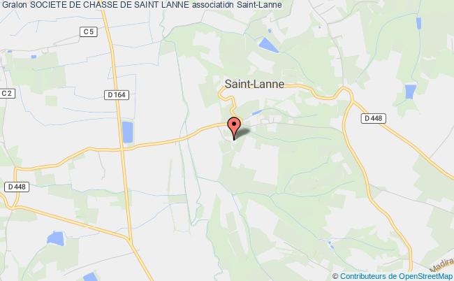 plan association Societe De Chasse De Saint Lanne Saint-Lanne