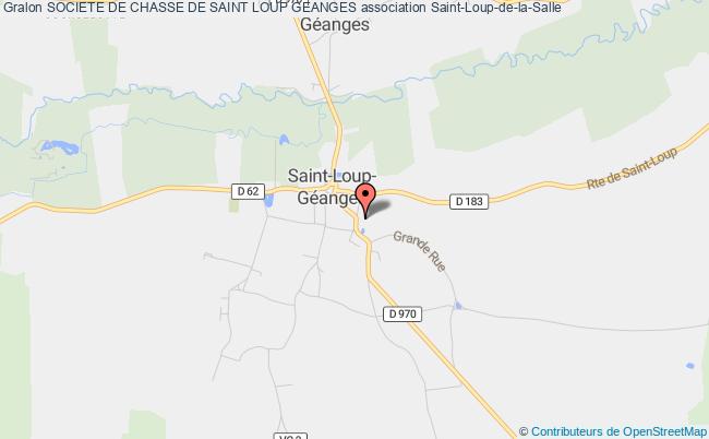 plan association Societe De Chasse De Saint Loup Geanges Saint-Loup-Géanges