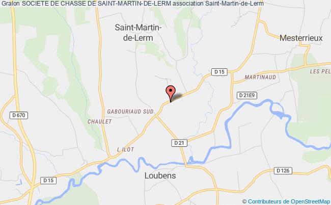 plan association Societe De Chasse De Saint-martin-de-lerm Saint-Martin-de-Lerm