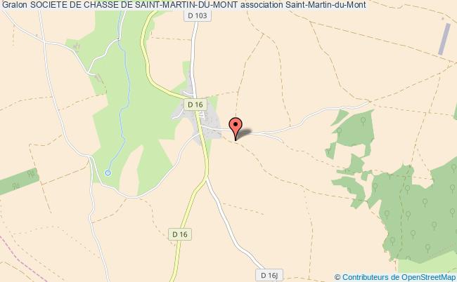 plan association Societe De Chasse De Saint-martin-du-mont Saint-Martin-du-Mont