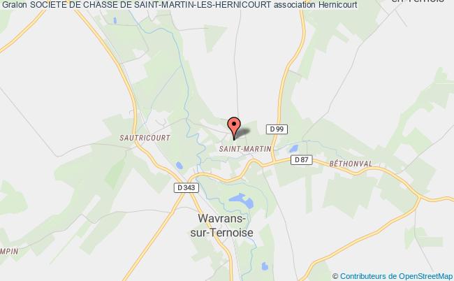 plan association Societe De Chasse De Saint-martin-les-hernicourt Hernicourt