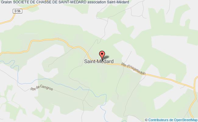 plan association Societe De Chasse De Saint-medard Saint-Médard