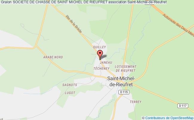plan association Societe De Chasse De Saint Michel De Rieufret Saint-Michel-de-Rieufret