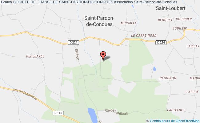 plan association Societe De Chasse De Saint-pardon-de-conques Saint-Pardon-de-Conques