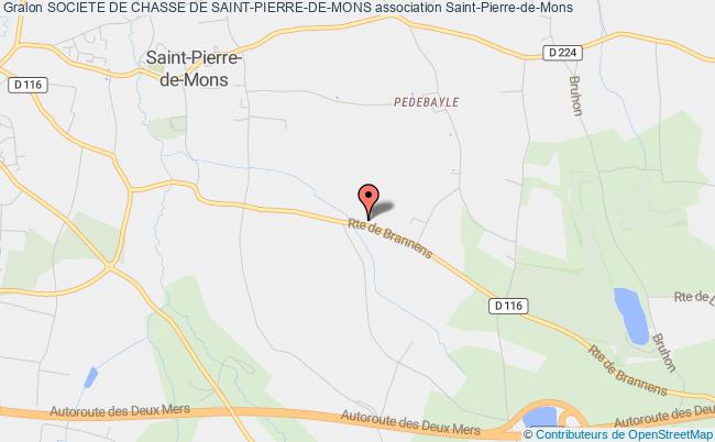 plan association Societe De Chasse De Saint-pierre-de-mons Saint-Pierre-de-Mons