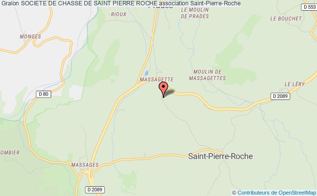 plan association Societe De Chasse De Saint Pierre Roche Saint-Pierre-Roche