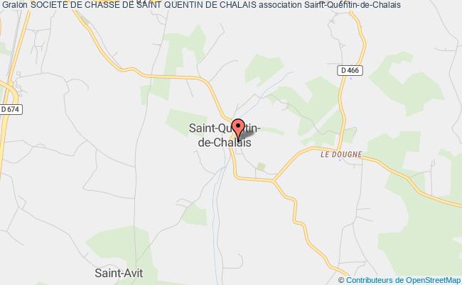 plan association Societe De Chasse De Saint Quentin De Chalais Saint-Quentin-de-Chalais
